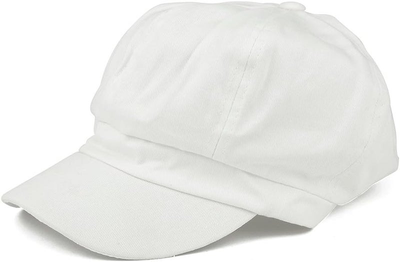 Armycrew 2XL Oversize Lightweight 100% Cotton Newsboy Cap with Elastic Back - Image 1